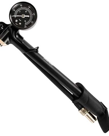 DNM High Pressure 300 PSI(20 BAR) Max Front Fork & Rear Shock Suspension Portable Mini Pump with Air Bleed Button