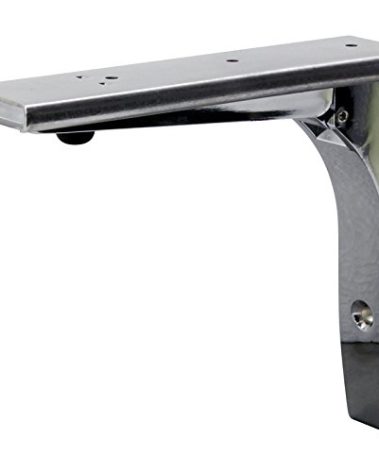 CHG Heavy Duty Folding Removable Shelf Bracket - 300 Series Stainless Steel Mount - J17-4273
