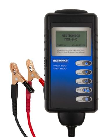 Midtronics - 6V & 12V Digital Battery Conductance & Electrical System Analyzer Battery Tester -MDX 640 - Testing for Automotive, Motorcycle & More
