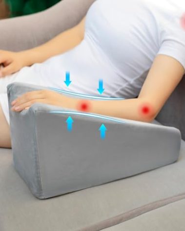 TBXONMOW Arm Elevation Pillow Wedge Arm Pillow for Adult After Post Surgery Rest to Keep Elevated Pillow Arm Pillow for Broken Arm