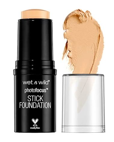 wet n wild Photo Focus Matte Foundation Stick Makeup, Soft Ivory | Vegan & Cruelty-Free