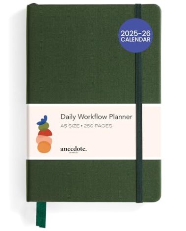 Anecdote 2026 Planner: A Monthly, Weekly & Daily Planner 2026 for Planning Your Success - A5 Size Hardcover Start Anytime and Achieve your Goals - Evergreen