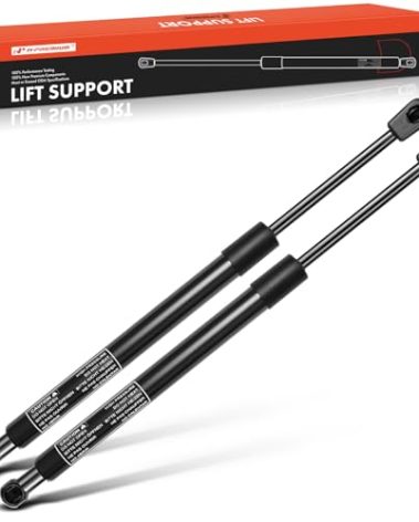 A-Premium Rear Window Glass Lift Supports Shock Struts Compatible with Select Jeep Models - Wrangler 2011-2017, Wrangler JK 2018, Sport Utility with Factory Top only - Replace# 68068261AA(2PC Set)