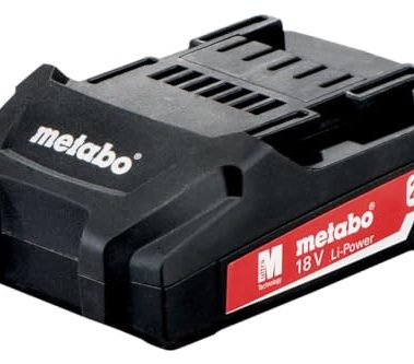 Metabo 625596000 Tool Battery Pack, 2.0 Ah/18V