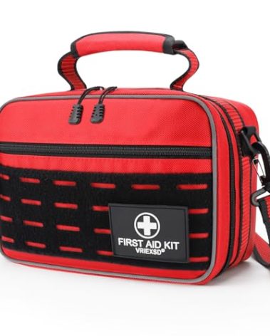 VRIEXSD Premium 450 Piece Large First Aid Kit for Home, Travel, Camping, Car, Hiking & Outdoor Emergencies - Emergency Medical Kits, Home & Businesses Medical Supplies