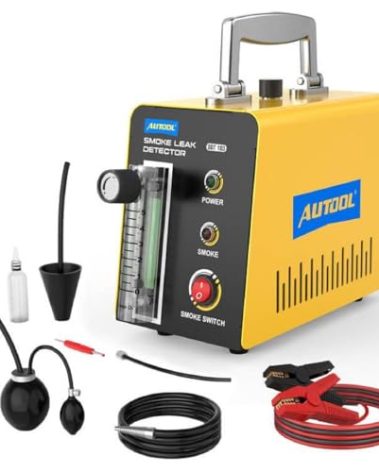 Smoke Machine Automotive Leak Detector,Evap Vacuum Smoke Diagnostic Tester,Pipeline Fuel Leakage Detector Compatible with 12V Vehicles