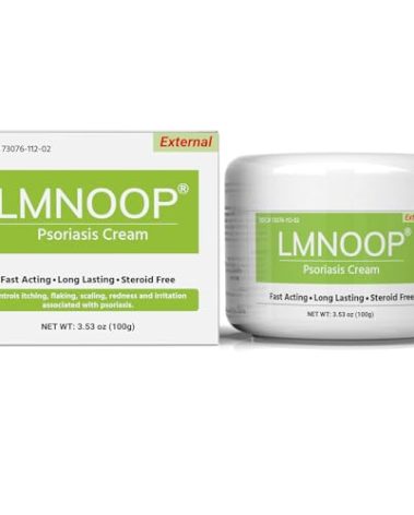 LMNOOP Psoriasis Cream, Maximum Strength Treatment Moisturizing Cream for Psoriasis, Dermatitis, Rash, Anti-Itch, Redness, Flaking, Scaling, Fast Acting Relief for Irritated, Dry Skin 3.53OZ