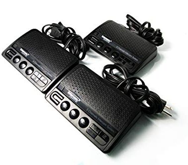 Intercom Central® Ground Wire Power-line 3 Channels Intercom System, Three Stations Set.