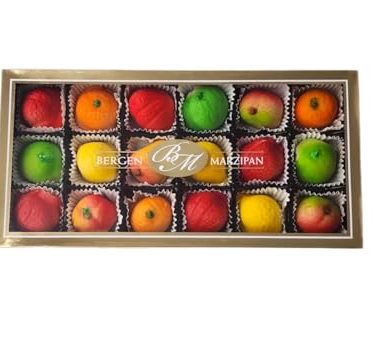 Bergen Marzipan M-1 Assorted Fruit 8 ounce