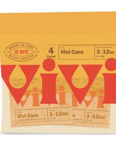 Vivi Humidity Control Packs for All Airtight Storage Containers, Ready in 10 Days, 4-Pack with Resealable Bag