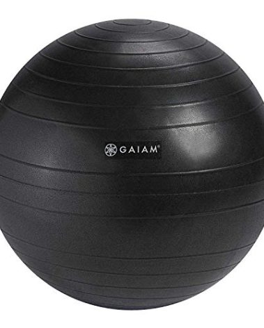Gaiam Classic Chair Ball - Extra 52cm Balance Ball, Charcoal