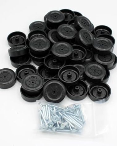 Maximum Velocity Derby Wheels & Axles | Bulk Pack (12) | Wheels for Pinewood Cars