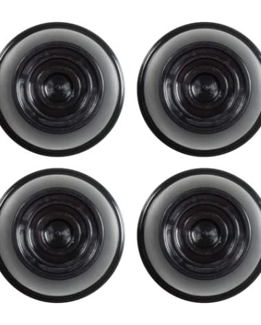 Univen Push Nut Axle Cap Retainer .437" (7/16") (11.1mm) Compatible with Power Wheels Toy Cars and More 4 Pack. Will ONLY fit 7/16" AXLES. Please See Pictures for Measurements