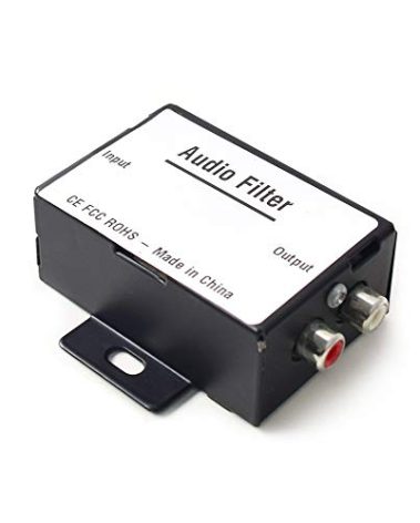 Car Audio Noise Isolator Filter Radio Noise Eliminator for Auto Truck Boat Speakers Amplifier Equalizer RCA Signal
