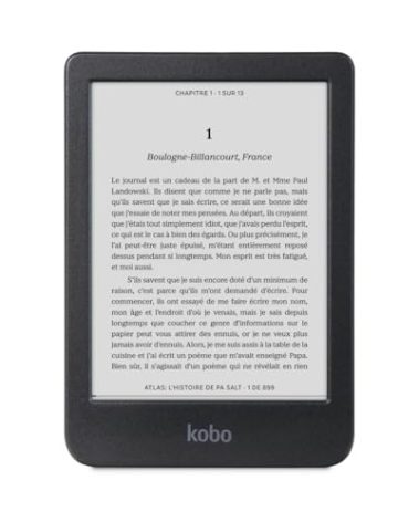 Kobo Clara BW | eReader | 6” Glare-Free Touchscreen with ComfortLight PRO | Dark Mode Option | Audiobooks | Waterproof | 16GB of Storage | Black