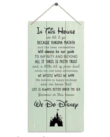 Inspirational House Decor Sign, Decorative Wood Hanging Wood Plaque, Inspirational Wall Decor, House Decoration Art, Farmhouse Decoration for Wall, Housewarming Gift, Happy Decorative for Wedding or Birthday J