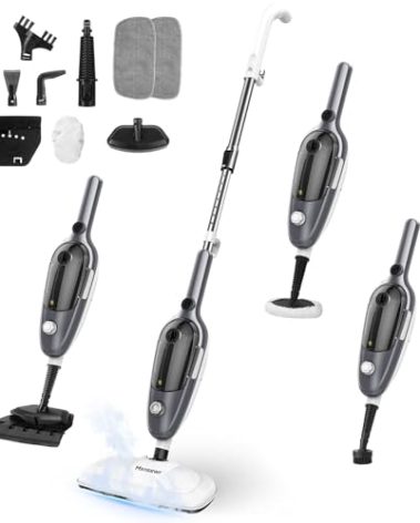 Steam Mop - All-in-one Powerful Handheld Steam Cleaner Detachable Floor Steamer with 11 Accessories, MultiPurpose Steamer for Hardwood Floors, Clothes,Windows,Tiles,Furniture,Carpet, Whole Home Use