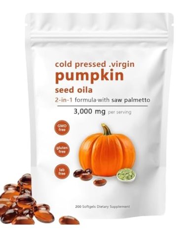 ZREVSB Pumpkin Seed Oil 200 Softgels