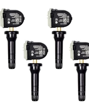 TPMS Tire Pressure Sensors 315MHz Compatible with 2015-2017 Ford F-150 2015-2025 Ford Edge 2016-2024 Lincoin MKX Replaces# F2GZ1A189A F2GT1A180AB F2GT1A150AB（4PCS）