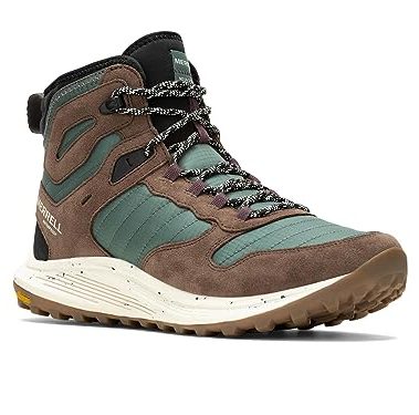Merrell Womens Nova 3 Thermo Mid Waterproof Snow Boot, Forest, 7.5 US