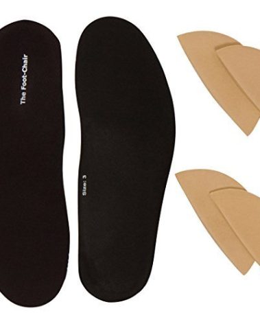 FootChair Orthotics with Pads for Adjustable Arch Height. Relieve Plantar Fasciitis and Other Foot Pain (Women’s 7-8.5 / Men’s 5-6.5)