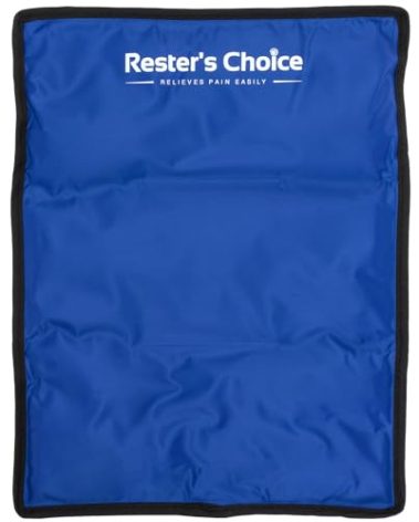 Gel Soft Flexible Ice Pack for Injuries Reusable - (Large: 11"x14.5") for Hip, Shoulder, Knee, Back - Comfy Cold Pack Compress for Swelling, Bruises, Surgery