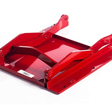 Sliding Grain Gate - 9 inch x 9 inch, Red | Manual Grain Bed Truck Slide Gate with 1" Mounting Lip | 11" Overall Length & 13" Height | Stainless Steel Heavy Duty Construction