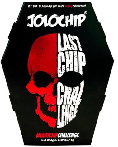 Jolochip LastChip-Challenge (Pack of 1) | Extreme Spicy Tortilla Chip | Hottest Chip in the World | Ultimate Hot Snack | 5 Grm