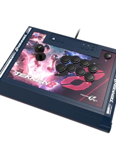 HORI PlayStation 5 Fighting Stick Alpha (TEKKEN 8 Edition) - Tournament Grade Fightstick for PS5, PS4, PC - Officially Licensed by Sony