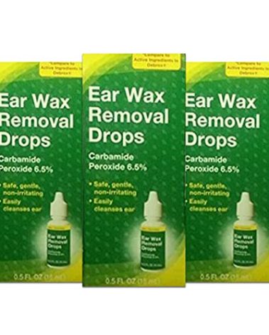 Ear Wax Removal Drops, 0.5 fl oz (Pack of 3)