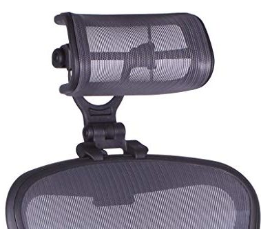 Engineered Now The Original Headrest for The Herman Miller Aeron Chair (H4 for Remastered, Graphite)