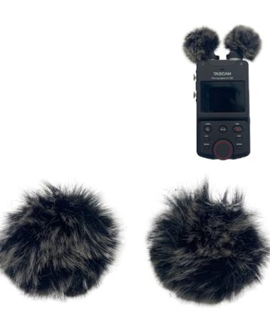 Dead Cat Wind Muff Pop Filter For Tascam X6 X8 Headset Windscreen Microphone Foam Covers For Tascam X6 X8 (Black and White)