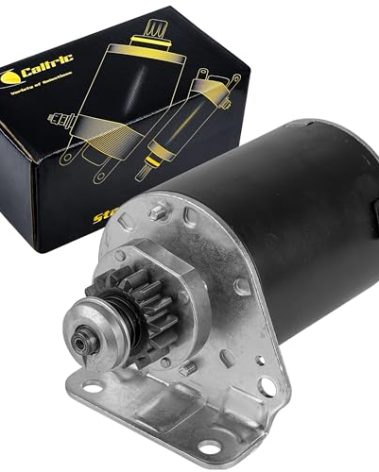 Caltric Starter Compatible with John Deere 92H D125 D130 D140 D155 D160 MIA13038 / 15 Teeth Steel Gear