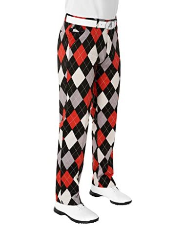 Royal & Awesome Men's Golf Pants, Diamonds in The Rough, 36W x 34L