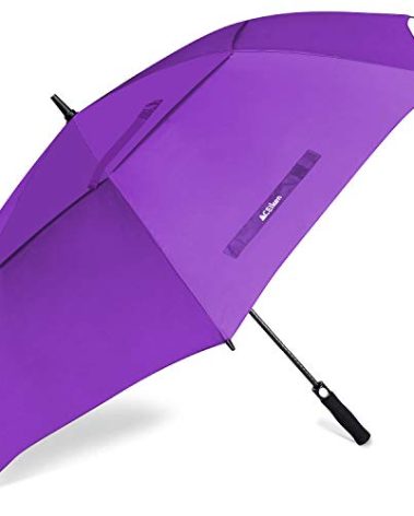 ACEIken Golf Umbrella Large 62 Inch Automatic Open Golf Umbrella Extra Large Oversize Double Canopy Vented Umbrella Windproof Waterproof for Men and Women