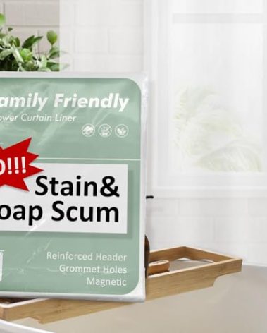 Frosted Shower Curtain Liner - Premium PEVA Shower Liner for Bathroom, BPA & PVC Free, No Chemical Smell, Lightweight Bath Curtain with 3 Magnets, Metal Grommets - Frost, Standard Size