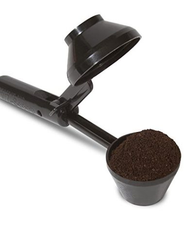 Perfect Pod EZ-Scoop Coffee Scooper & Funnel for Reusable K Cup Refillable Coffee Pods, 2 Tablespoon Capacity