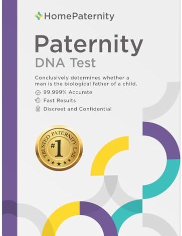 HomePaternity DNA Paternity Testing for Child and Father, USPS Return, Over 99.99% Confidence, All Fees Included, Fast Paternity Results