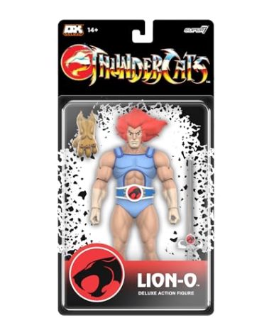 Super7 Deluxe Thundercats Lion-O - 7" Thundercats Action Figure with Accessories Classic Cartoon Collectibles and Retro Toys