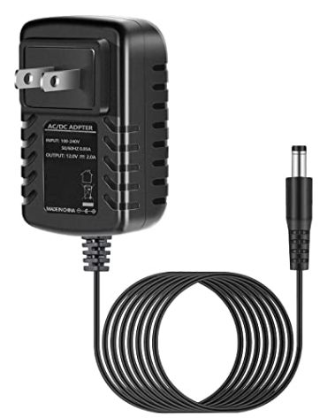 12V AC Home Adapter Massager Charger Power Cord Compatible for Snailax,Etekcity, EAshuhe,Blue Elf,PerkyPack Back Neck Massager Power Supply