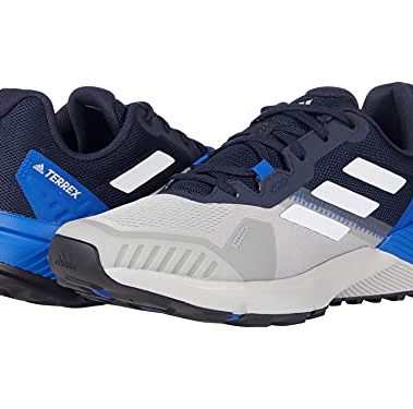 adidas Terrex Soulstride Hiking Shoes Grey Two/FTWR White/Legend Ink 12 D (M)