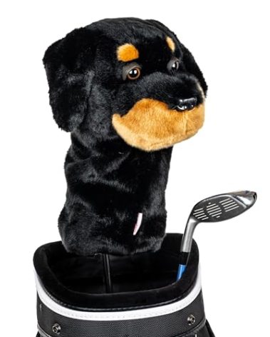 Daphne's Headcovers Rottweiller Driver Headcover | Premium Driver Headcovers | Funny Golf Club Covers | Stylish Protection for Your Clubs | Men's Golf Gear | Driver Headcover for Men and Women