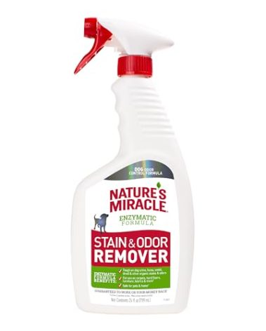 Nature's Miracle Dog Stain and Odor Remover, Everyday Mess Enzymatic Formula, 24 fl oz