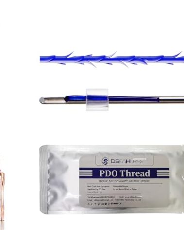 D.seahorse Pdo Thread For Face Lift Cog 6D L(tip) 19G 100mm Blunt tip,360R design safely and effectively lifts the skin, long-lasting firming (10pieces per pack)