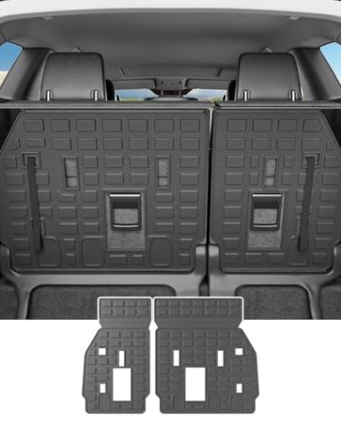 powoq Backrest Mat Compatible with 2021-2025 Toyota Sienna 3rd Row Back Seat Protector TPE Cargo Liner Cargo Mat Replacement for 2021 2022 2023 2024 2025 Toyota Sienna Accessories(Backrest Mat)