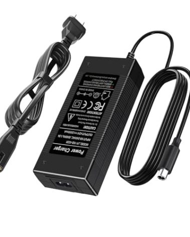 42V Charger for Phantomgogo A9 A8 Phantom GO A9 Foldable Electric Scooter 350W Motor 36V 10.4Ah Lithium-ion Battery Power Adapter Cord Cable