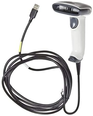 Honeywell 1300G Hyperion Handheld Barcode Reader with Linear 270 scan/s, 5V, 200 mA, White