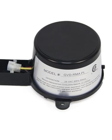 46491600 GVD-RAM PL Vent Damper Motor Assembly Compatible with Field Controls 46491600 Boiler Damper Motor,Motorized Vent Damper Devices for Gas Fired