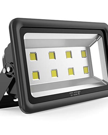 SOUTHLEVY 400W Outdoor LED Flood Light, 40000LM Super Bright, 110-285V, IP66 Waterproof, 6000K Daylight White Security Lights,Lighting for Playground Yard Stadium Lawn Ball Park