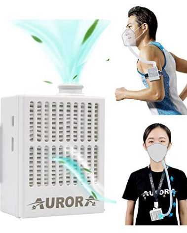 4WDKING Rechargeable Electrical Air Purifying, Reusable Portable Air Purifier with HEPA Filter for Sleeping Outdoor Sports Housework